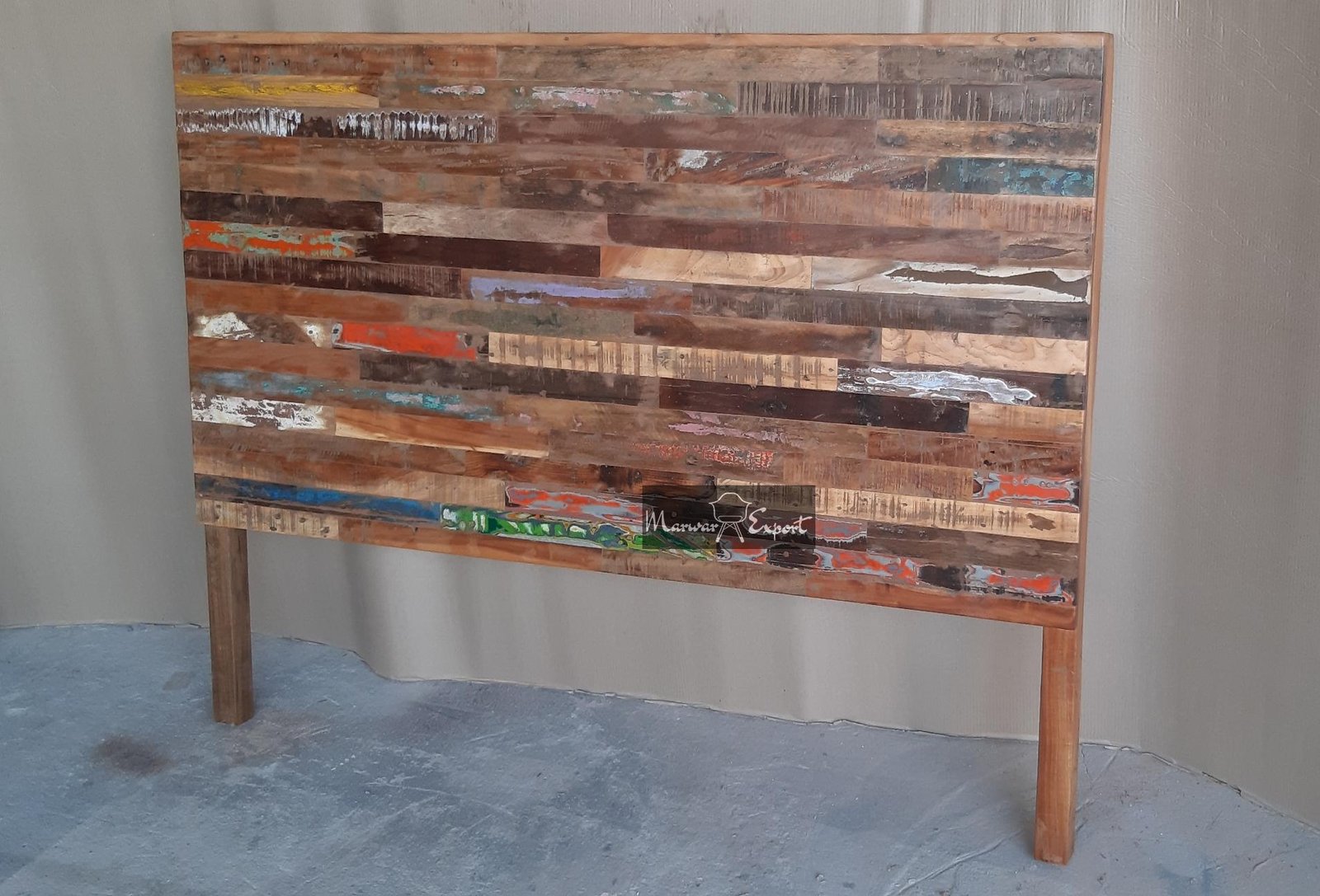 Reclaimed Wood Headboard l Recycle Wood BedHead